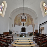 Interiér kostela v Pohoří na Šumavě | fotografie