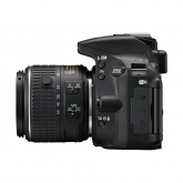 Nikon D5500 - levá strana fotoaparátu.