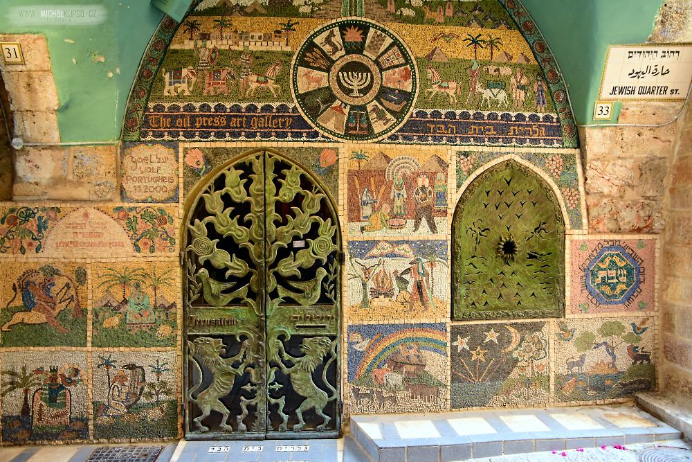 Mozaiky v Jeruzalémě