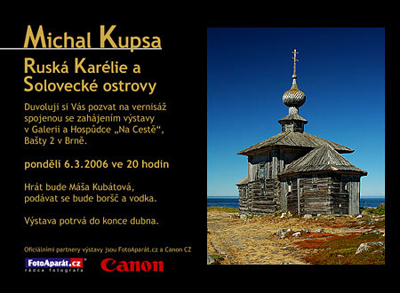 Ruská Karélie a Solovecké ostrovy, výstava v Brně