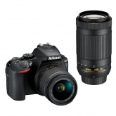 Nikon D5600 - set se dvěma objektivy s krokovými motorky