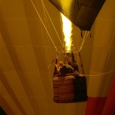 Noční let balónem | fotografie