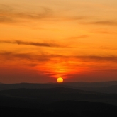 Pravý Brdský západ slunce | fotografie