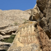 Skalní petroglyfy v Gobustánu | fotografie