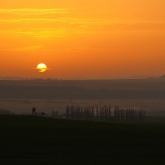 Západ slunce nad Vysočinou | fotografie